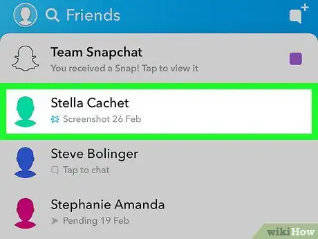 Image intitulée Know if Someone Is Online on Snapchat Step 4