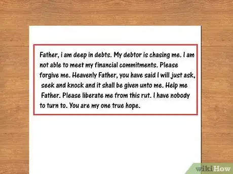 Image intitulée Write a Prayer Letter to God Step 6