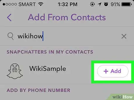 Image intitulée Use Quick Add on Snapchat Step 12