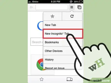 Image intitulée Activate Incognito Mode on Google Chrome Step 9
