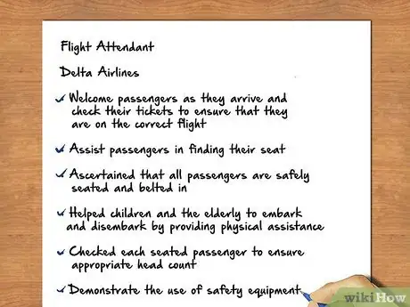 Image intitulée Write a CV for a Cabin Crew Position Step 6