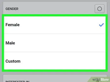 Image intitulée Change Gender on Facebook Step 15