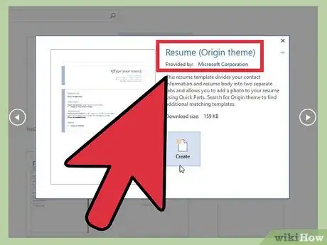 Image intitulée Create a Resume in Microsoft Word Step 3