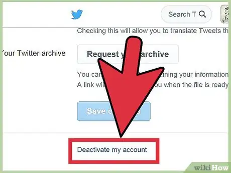 Image intitulée Deactivate a Twitter Account Step 3