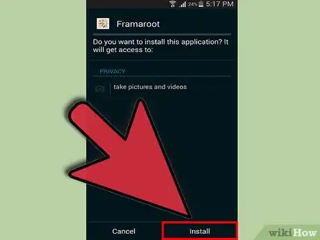 Image intitulée Root an Android Device Without a PC Using Framaroot Step 3