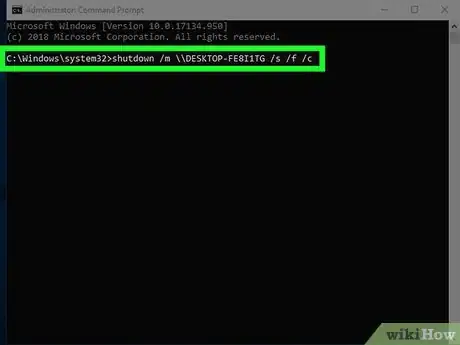 Image intitulée Shut Down or Restart Another Computer Using CMD Step 9
