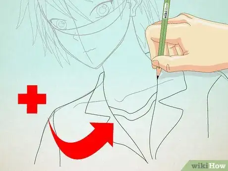 Image intitulée Draw a Manga Face (Male) Step 6