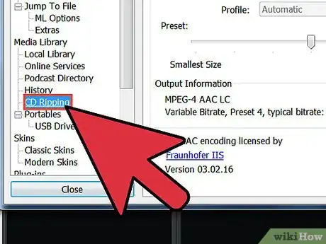Image intitulée Rip an Audio CD Using Winamp Step 8