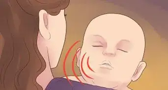 faire faire son rot à un bébé qui dort