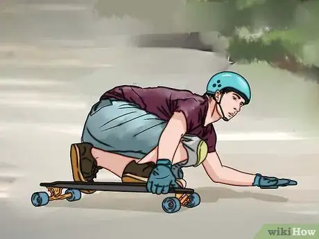 Image intitulée Stop on a Longboard Step 10