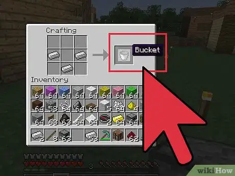 Image intitulée Make a Bucket in Minecraft Step 5