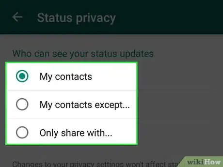 Image intitulée Change Who Can See Your Status on WhatsApp Step 6