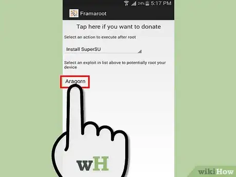 Image intitulée Root an Android Device Without a PC Using Framaroot Step 5