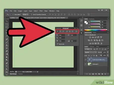 Image intitulée Justify Text in Photoshop Step 8