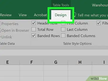 Image intitulée Make Tables Using Microsoft Excel Step 6