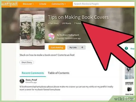 Image intitulée Make a Book Cover for Wattpad Step 1