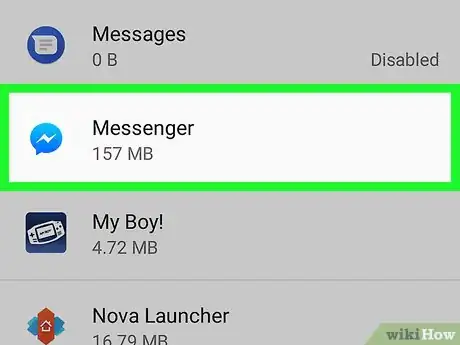 Image intitulée Uninstall Facebook Messenger Step 7