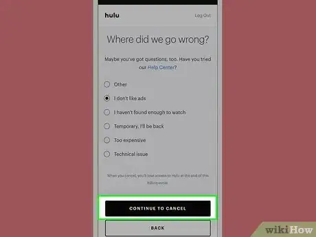 Image intitulée Cancel Hulu Plus Step 13