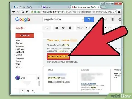 Image intitulée Set Up a PayPal Account Step 8