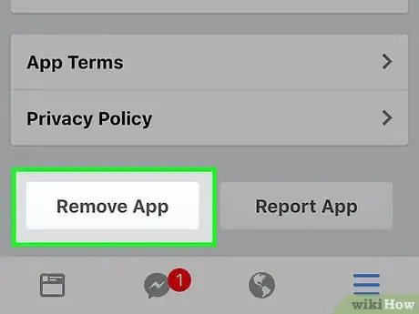 Image intitulée Remove Spotify from Facebook Step 8