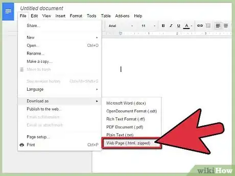 Image intitulée Convert a Word Document to HTML Step 3