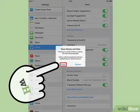 Image intitulée Clear History in Safari Step 11