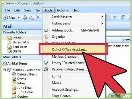 Image intitulée Turn On or Off the Out of Office Assistant in Microsoft Outlook Step 8