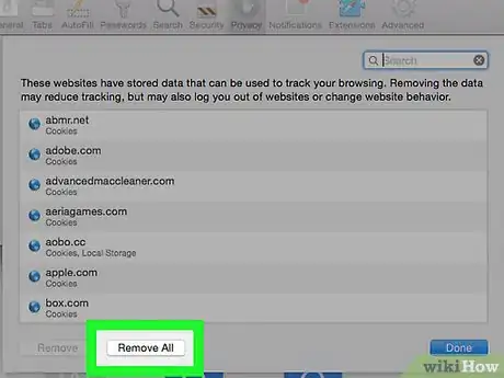 Image intitulée Delete Cookies Using the Safari Web Browser Step 6