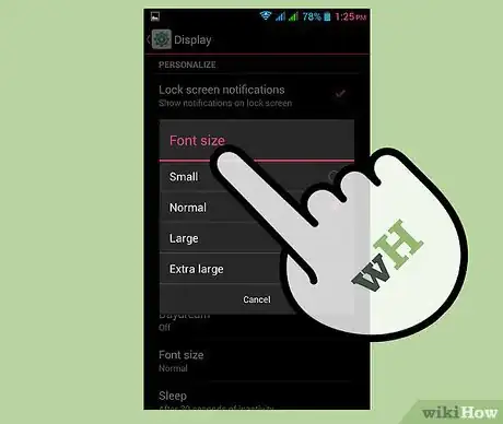 Image intitulée Make the Android Text Size Larger Step 5