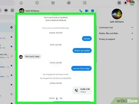 Image intitulée Read Old Messages on Facebook Step 11