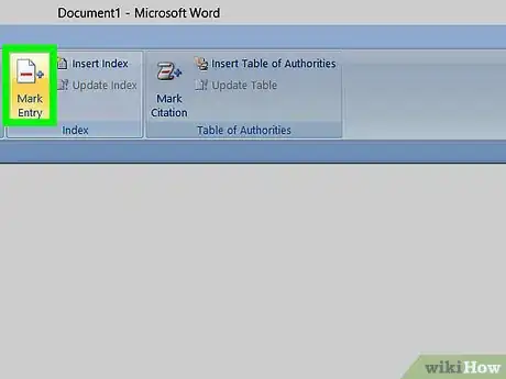 Image intitulée Create an Index in Word Step 3