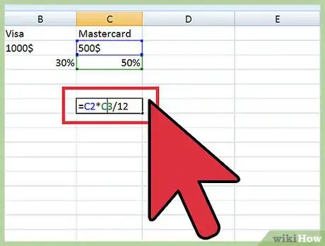 Image intitulée Calculate Credit Card Interest With Excel Step 5