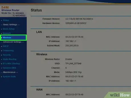 Image intitulée Change a TP Link Wireless Password Step 5