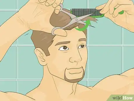 Image intitulée Cut Bangs for Men Step 6