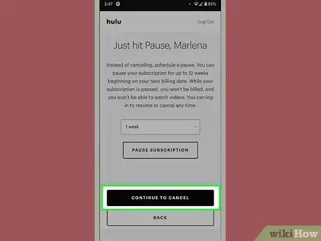 Image intitulée Cancel Hulu Plus Step 11