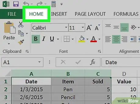 Image intitulée Merge Cells in Excel Step 3