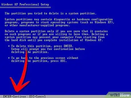 Image intitulée Reinstall Windows XP Step 14Bullet2