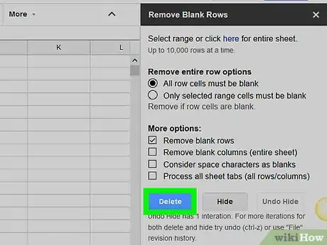 Image intitulée Delete Empty Rows on Google Sheets on PC or Mac Step 24