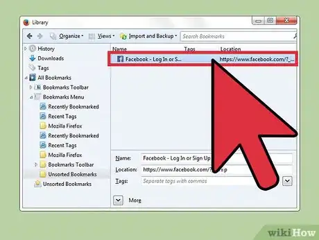 Image intitulée Delete a Bookmark in Mozilla Firefox Step 8