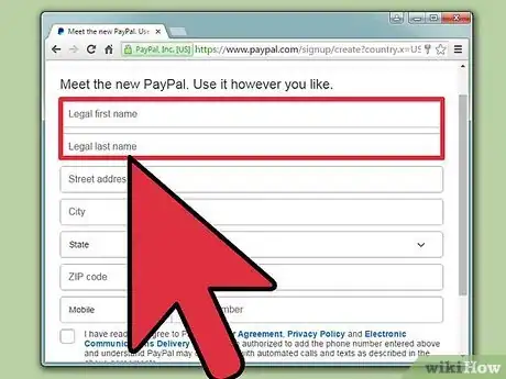 Image intitulée Set Up a PayPal Account Step 4