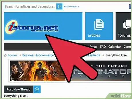 Image intitulée Post a Thread on a Forum Step 1