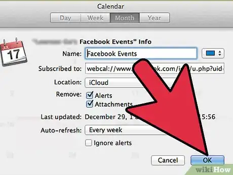 Image intitulée Sync Facebook Events to iCal Step 12