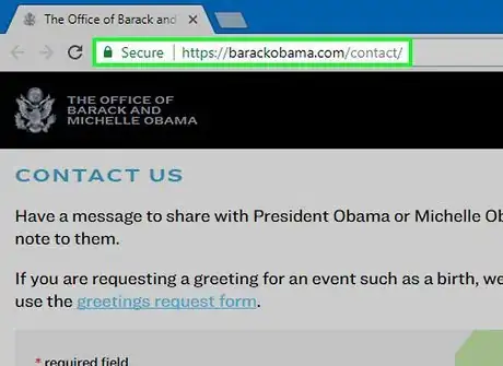Image intitulée Contact Barack Obama Step 1