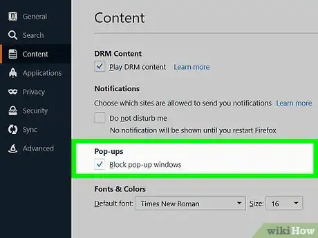 Image intitulée Turn On Pop up Blocker Step 15