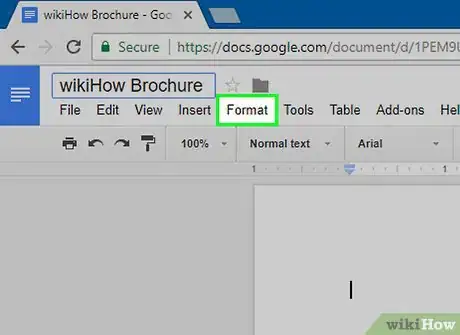 Image intitulée Make a Brochure Using Google Docs Step 9