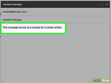 Image intitulée Put a Link in an Email Step 4