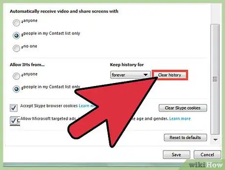 Image intitulée Delete Skype History Step 9