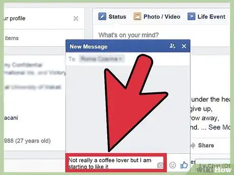 Image intitulée Start a Conversation with a Girl on Facebook Step 12