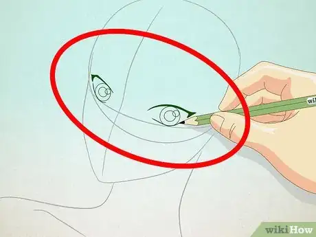 Image intitulée Draw a Manga Face (Male) Step 3