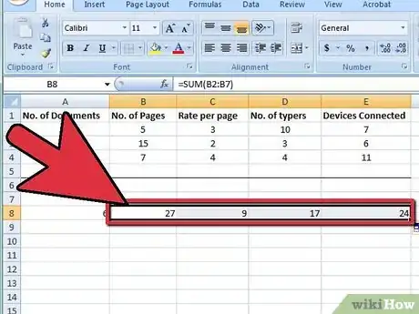 Image intitulée Use the Sum Function in Microsoft Excel Step 11